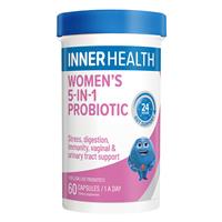 Inner Health Women's 5-in-1 Probiotic 60 Capsules