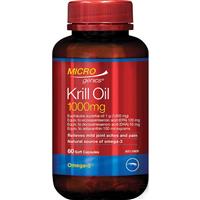 Microgenics Krill Oil 1000mg 60 Capsules - GimmeNow
