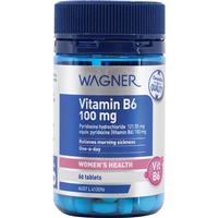 Wagner Vitamin B6 100mg 60 Tablets - GimmeNow