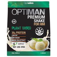 Optislim Optiman Plant Based Shake Vanilla 826g - GimmeNow
