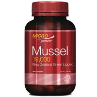 Microgenics Mussel 19000 New Zealand Green Lipped 120 Capsules - GimmeNow