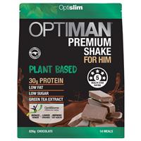 Optislim Optiman Plant Based Shake Chocolate 826g - GimmeNow