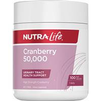 Nutra-Life Cranberry 50000 100 Capsules NEW - GimmeNow