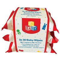 Go Baby Baby Wipes 3x30 Pack - GimmeNow