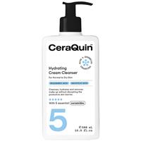 CeraQuin Hydrating Cream Cleanser with Hyaluronic Acid & Salicylic Acid 500ml
