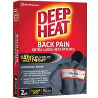 Deep Heat Back Patches 2 Pack - GimmeNow