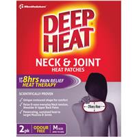 Deep Heat Neck & Joint Heat Patches 2 Pack - GimmeNow