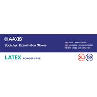 Bodichek Latex Disposable Gloves Powder Free XL 100 Pack  