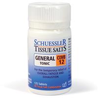 Tissue Salts Comb 12 General Tonic 125 Tablets - GimmeNow