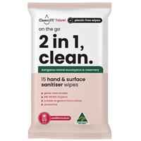 CleanLIFE 2 in 1 Clean Wipes 15 Pack