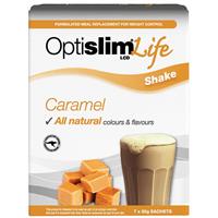 OptiSlim Life Shake Caramel 50g x 7 - GimmeNow