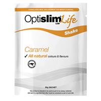 OptiSlim Life Shake Caramel 50g Sachet - GimmeNow