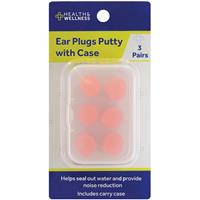 Health & Wellness Ear Plugs Putty With Case 3 Pairs - GimmeNow