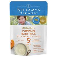 Bellamy's Organic Pumpkin Baby Rice with Prebiotic 125g - GimmeNow
