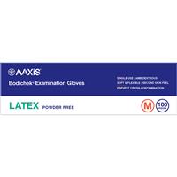 Bodichek Latex Disposable Gloves Powder Free Medium 100 Pack  