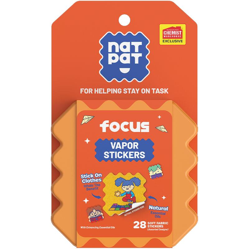 NatPat Kids Focus Stickers 28 Patches