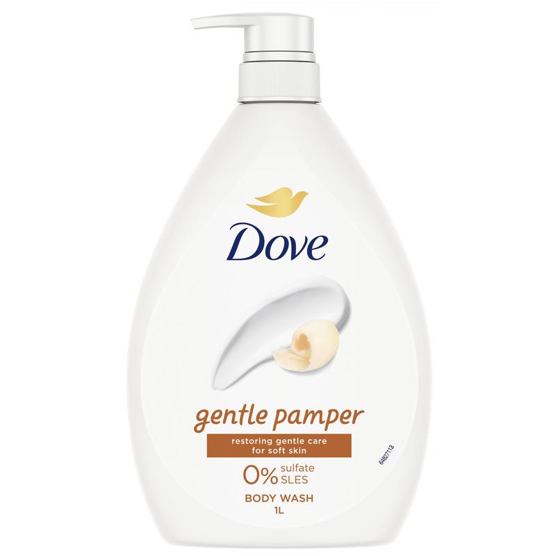 Dove Essential Care Gentle Pamper Body Wash 1 Litre