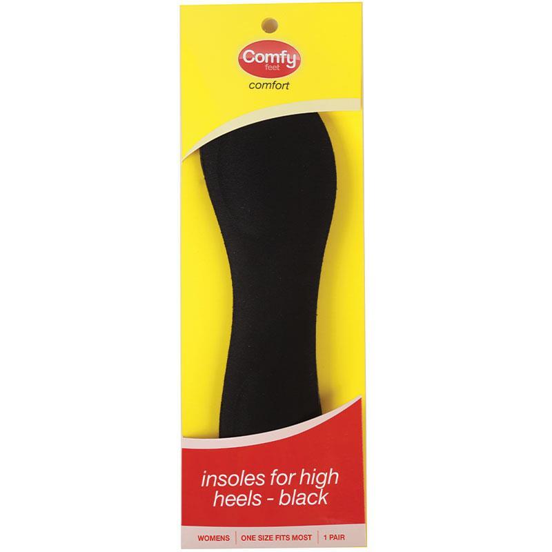 Comfy Feet Insoles for High Heels Black