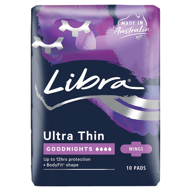 Libra Pad Ultrathin Goodnight 10 Pack