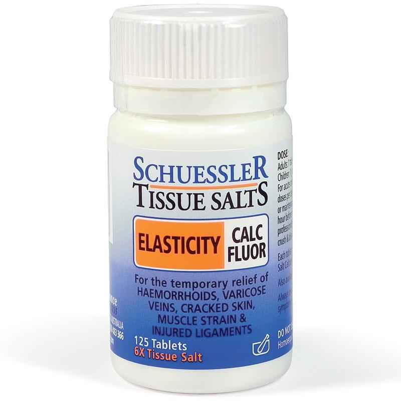 Tissue Salts Calc Fluor Elasticity 125 Tablets