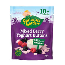 Raffertys Garden 10+ Months Mixed Berry Yoghurt Buttons 28g
