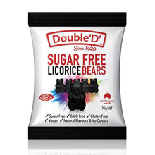 Double D Sugarfree Licorice Bears 70g