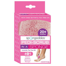 Spongeables PediScrub Lavender Tea Tree Oil 20+ Washes 60g