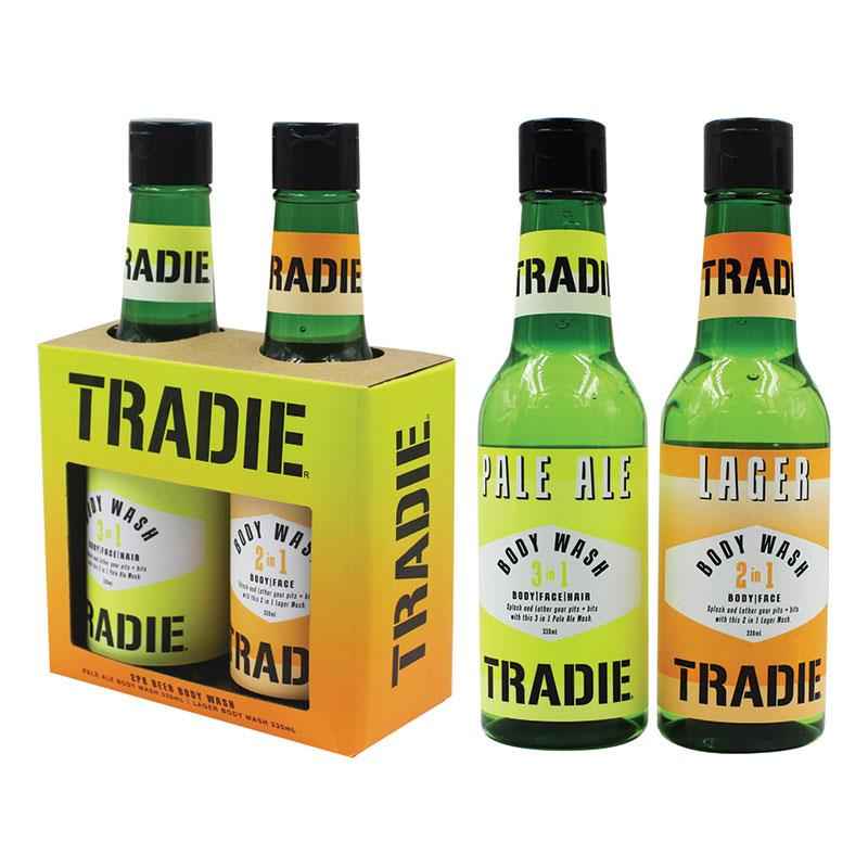 Tradie Beer Body Wash 2 Piece Set 2023