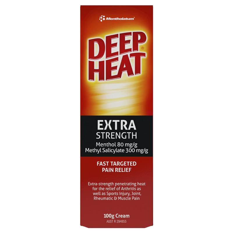 Deep Heat Extra Strength Cream 100g