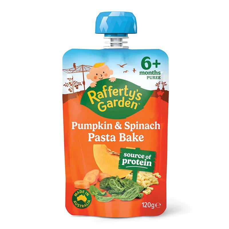Raffertys Garden Pumpkin & Spinach Pasta Bake 120g
