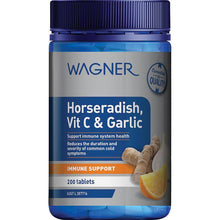 Wagner Horseradish Vitamin C & Garlic 200 Tablets