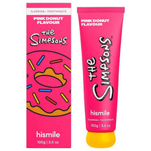 Hismile Toothpaste The Simpsons Pink Donut 100g