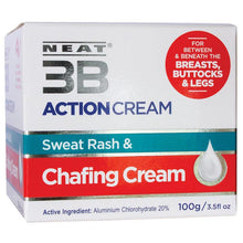 Neat 3B Action Cream Sweat Rash and Chafing Cream 100g