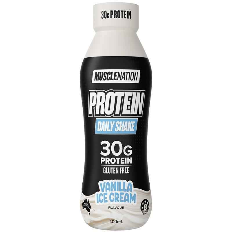 Muscle Nation RTD Protein Daily Shake Vanilla Ice Cream 400ml