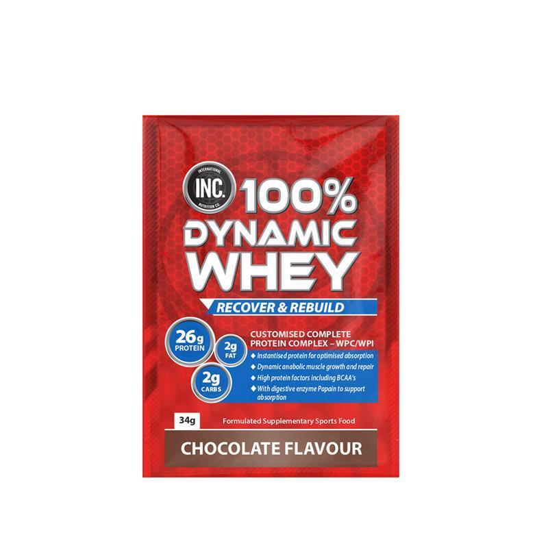 INC. 100% Dynamic Whey Chocolate Sachet 36g