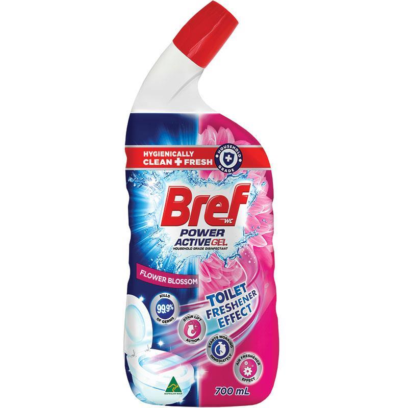 Bref Power Active Gel Flowers Toilet Cleaner 700ml