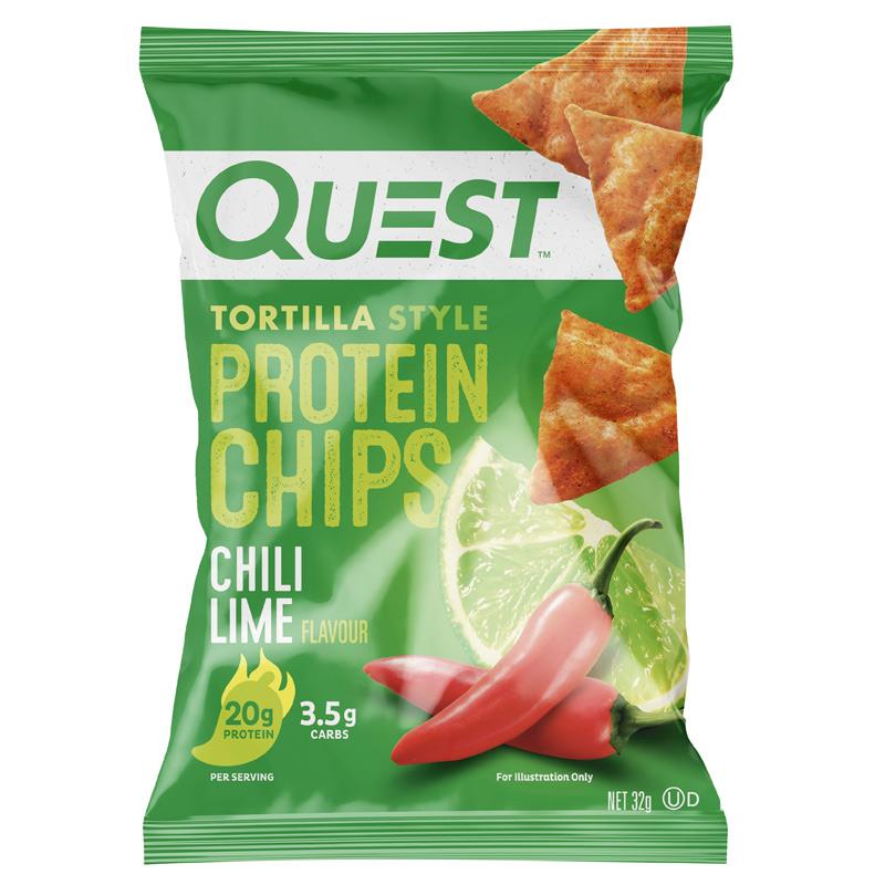 Quest Tortilla Protein Chip Chili Lime 32g