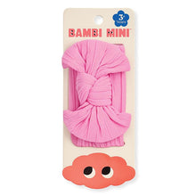 Bambi Mini Co. Accessories Bow Stretch Headband Pink