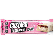 Muscle Nation Custard Protein Bar White Choc Raspberry 60g