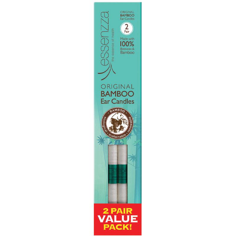 Essenzza Original Bamboo Ear Candles 2 Pair