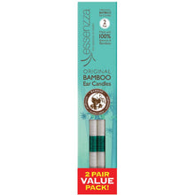 Essenzza Original Bamboo Ear Candles 2 Pair