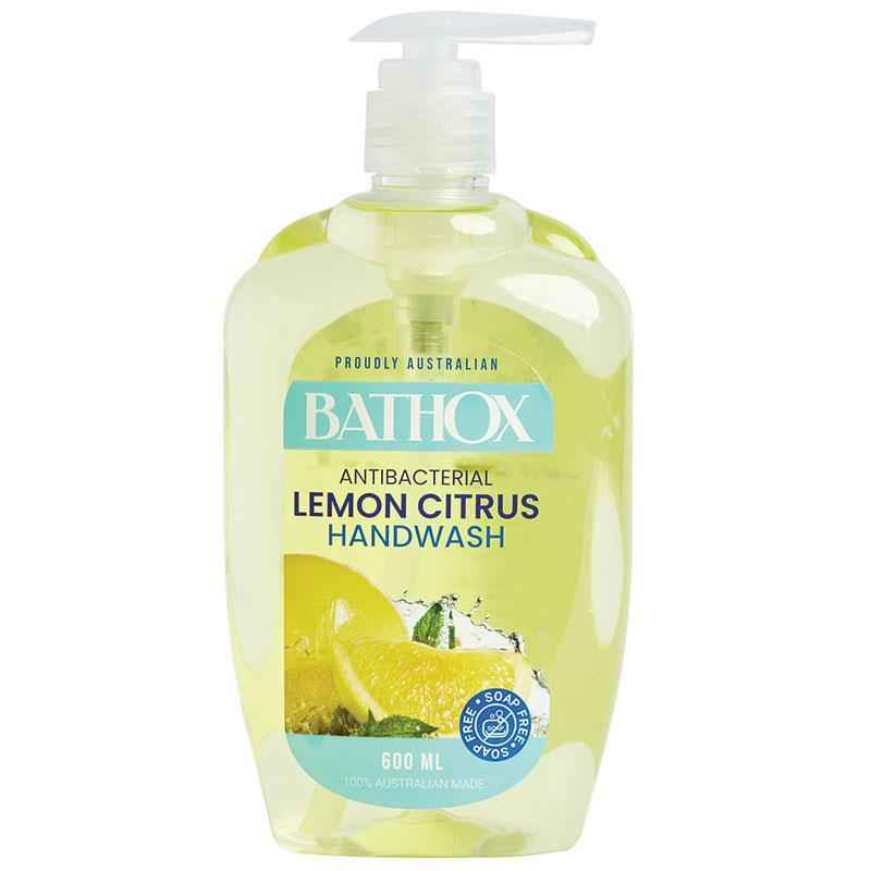 Bathox Hand Wash Antibacterial Lemon Twist 600ml