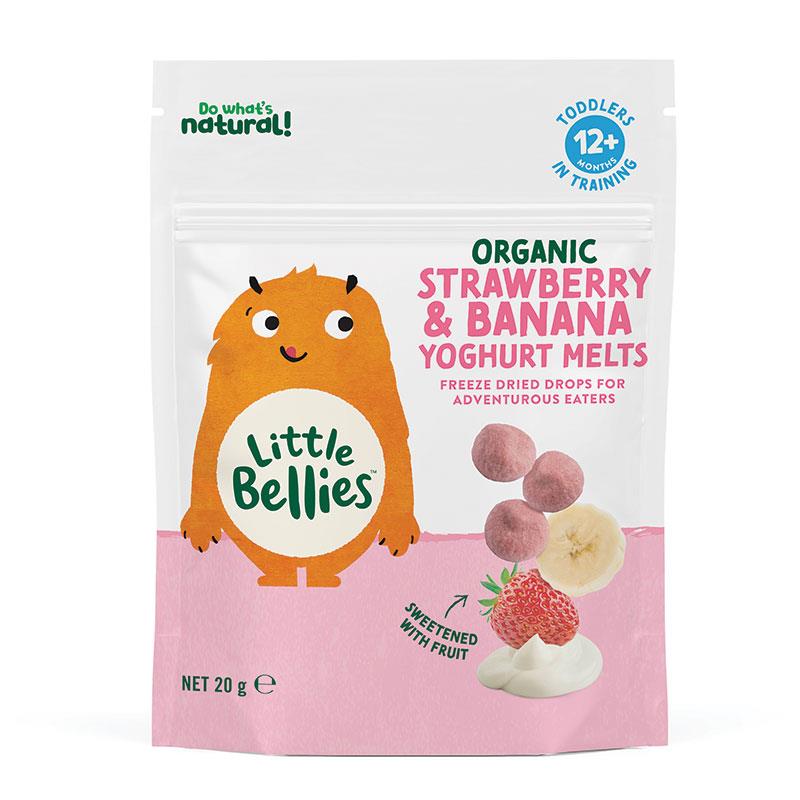 Little Bellies Organic Strawberry & Banana Yoghurt Melts