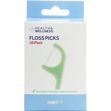 Health & Wellness Dental Floss Picks 50 Pack Mint
