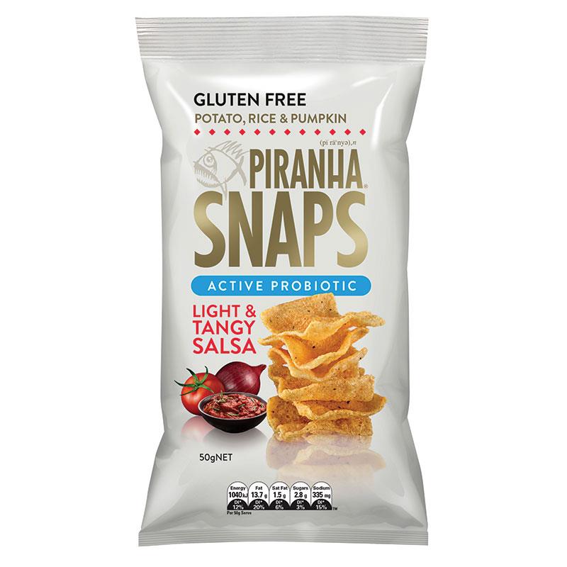 Piranha Snaps Probiotic Light & Tangy Salsa 50g