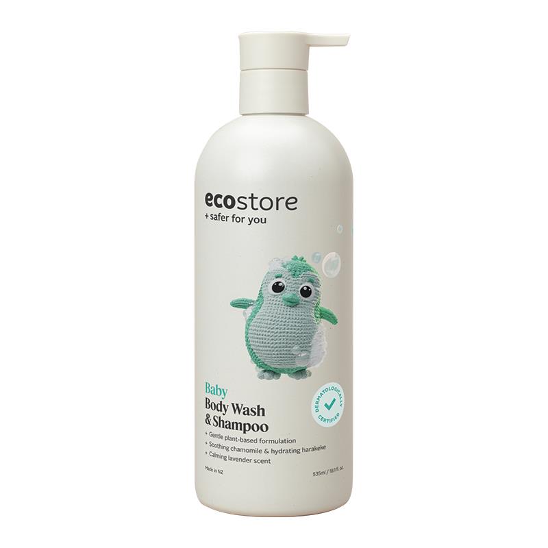 Ecostore Baby Body Wash & Shampoo Pump 535ml