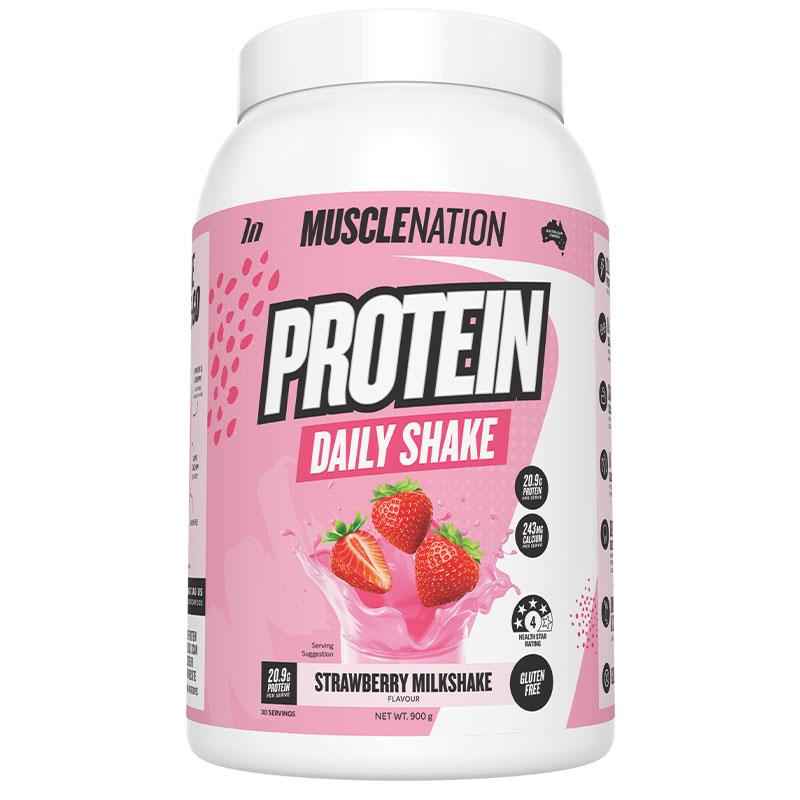 Muscle Nation Daily Shake Strawberry 900g