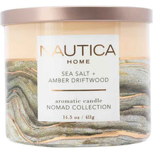Nautica Home Sea Salt & Amber Driftwood Candle 411g