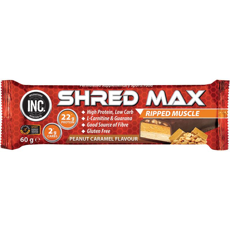 INC. Shred Max Protein Bar Peanut Caramel 60g