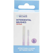 Health & Wellness Dental Interdental Brushes 20 Pack Size L